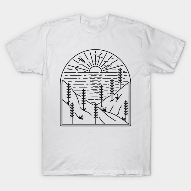 Beauty Cliffs T-Shirt by quilimo